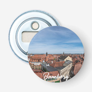 Panoramaaussicht auf die Altstadt von oben in Bamb Flaschenöffner