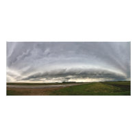 Panoramaaussicht auf die Wolke von Shelf bei Viban