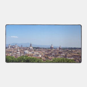 Panoramaaussicht auf Rom vom Castel Sant'Angelo Schreibtischunterlage