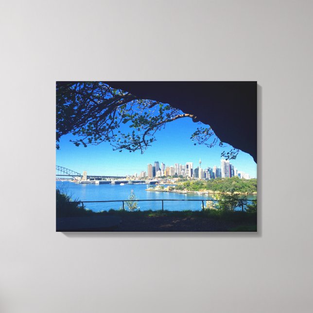 Panoramaaussicht Leinwanddruck (Vorderseite)