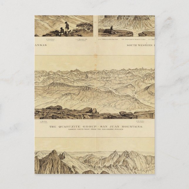 Panoramaaussicht Postkarte (Vorderseite)