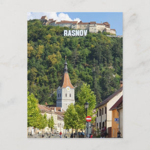 Panoramaaussicht Rasnov Postkarte
