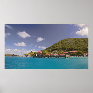 Panoramablick auf Bitter End Yacht Club Virgin Poster