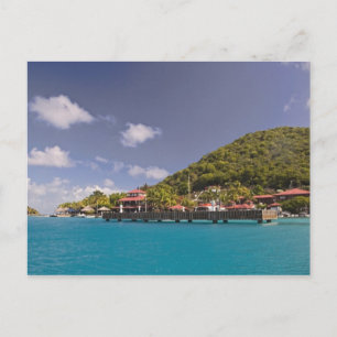 Panoramablick auf Bitter End Yacht Club Virgin Postkarte