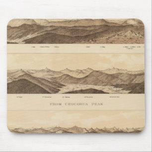 Panoramablick auf den Berg Carrigain Mousepad