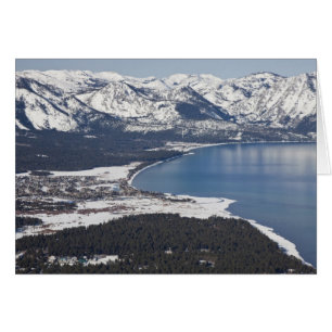 Panoramablick auf den Lake Tahoe, USA