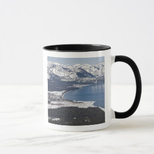 Panoramablick auf den Lake Tahoe, USA Tasse