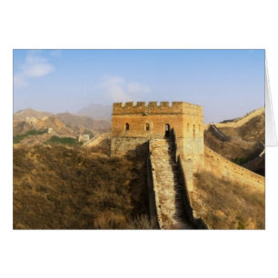 Panoramablick auf die Chinesische Mauer, China 2