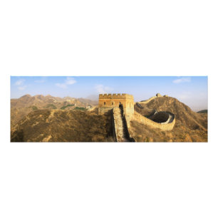 Panoramablick auf die Chinesische Mauer, China 2 Fotodruck