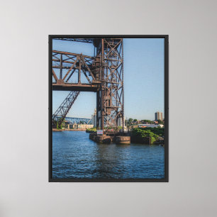 Panoramablick auf Leinwand Print