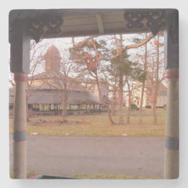 Panoramablick vom Porch - Martha's Vineyard Steinuntersetzer