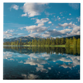 Panoramablick von Beauvert See im Jaspis Fliese