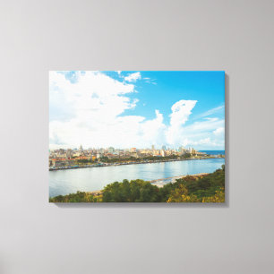Panoramablick von Havana, Kuba Leinwanddruck