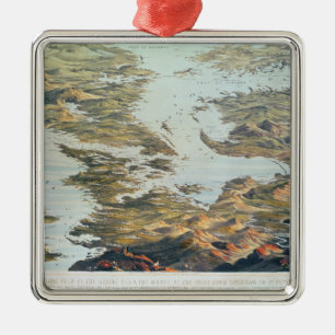 Panoramablick von Spithead zum St. Petersburg Ornament Aus Metall