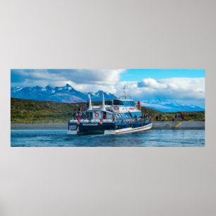 Panoramafahrt zur Insel, Beagle, Poster