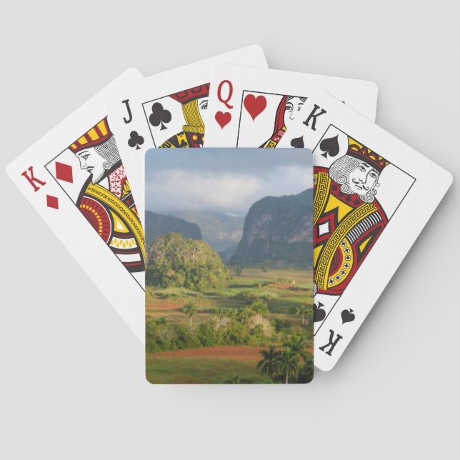 Panoramalandschaft, Kuba Spielkarten (Rückseite)