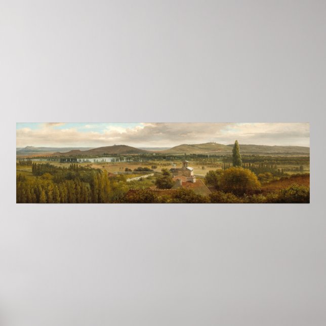 Panoramalandschaft - Théodore Rousseau Kunstvoll w Poster (Vorne)