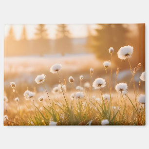 Panoramalandschaft Wiesen Natur Stille Landschaft Magnet