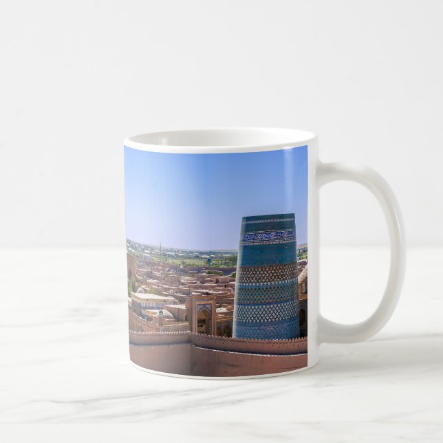 Panoramasicht auf Chiwa - Usbekistan Kaffeetasse (Rechts)