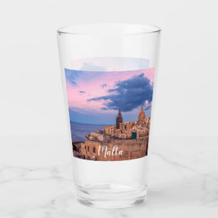 Panoramasicht auf den Sonnenuntergang über Vallett Glas
