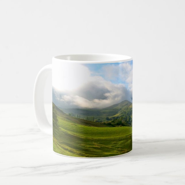 Panoramasicht auf die Bergwiese Kaffeetasse (Vorderseite Links)