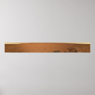 Panoramasicht auf die Mars 10 Poster