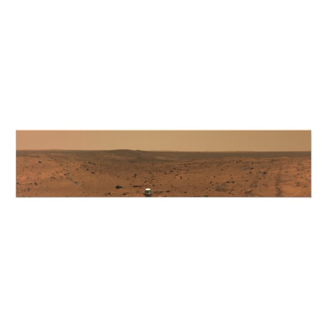 Panoramasicht auf die Mars 4 Fotodruck (Vorne)