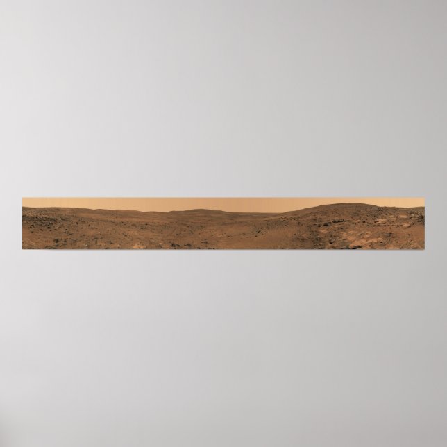 Panoramasicht auf die Mars 8 Poster (Vorne)