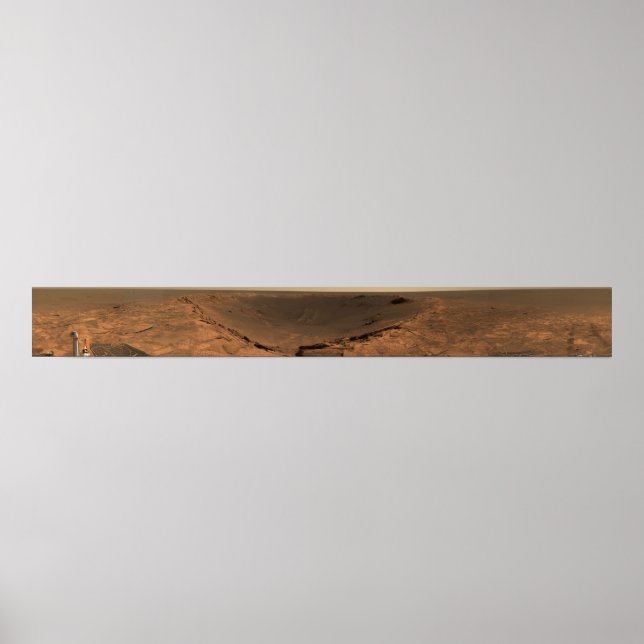 Panoramasicht auf die Mars 9 Poster (Vorne)