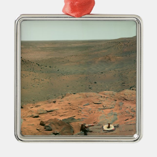 Panoramasicht auf die Mars Ornament Aus Metall (Vorne)
