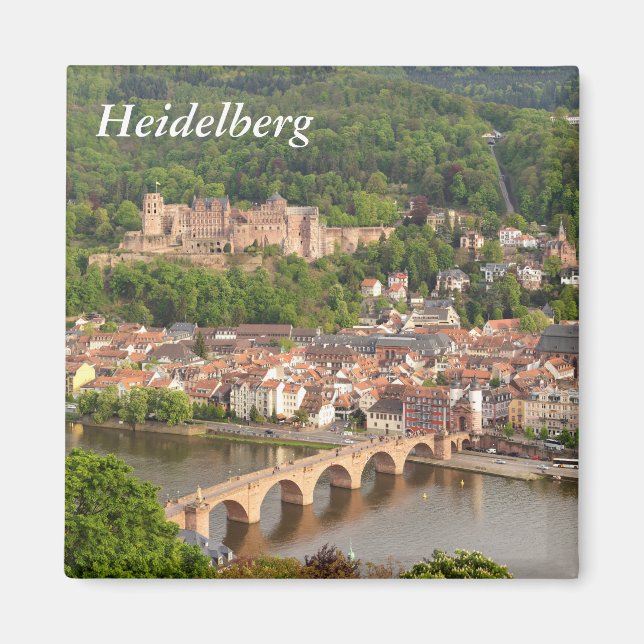 Panoramasicht auf Heidelberg Magnet (Vorne)