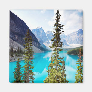 Panoramisch dem Tal von des Moraine See- von zehn Magnet