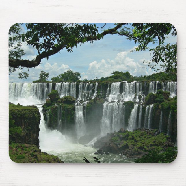 Panoramisch von den Iguaçu-Wasserfälle Mousepad (Vorne)