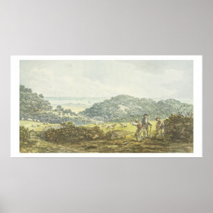 Panoramisch "vor" Ansicht, vom roten Buch für Poster