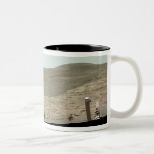 Panoramische Ansicht von Mars 2 Zweifarbige Tasse