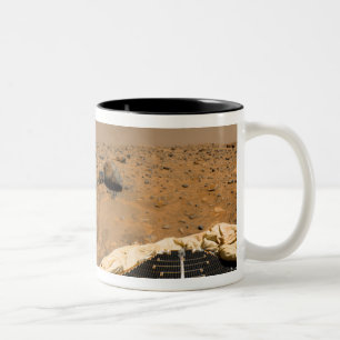 Panoramische Ansicht von Mars 5 Zweifarbige Tasse