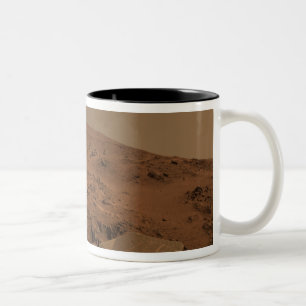 Panoramische Ansicht von Mars 7 Zweifarbige Tasse