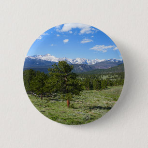 Panoramische Rocky Mountain View Landschaft Button
