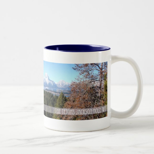 Panoramische Tetons Tasse (Rechts)