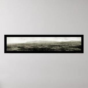 Panoramisches Foto 1909 Tucsons AZ Poster