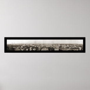Panoramisches Foto 1911 Rockfords IL Poster