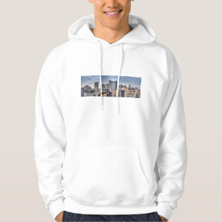 Panoramisches Stadtbild von Mexiko City Hoodie