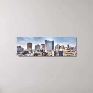 Panoramisches Stadtbild von Mexiko City Leinwanddruck