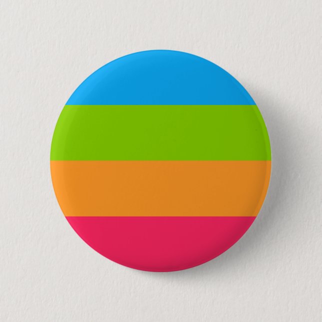 Panoromantische Pride-Flagge Button (Vorderseite)