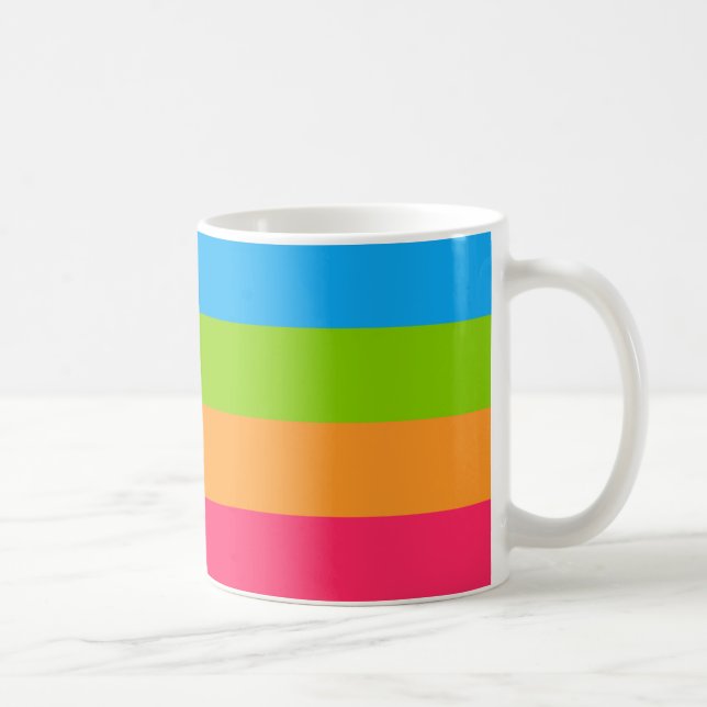 Panoromantische Stolperflagge Kaffeetasse (Rechts)