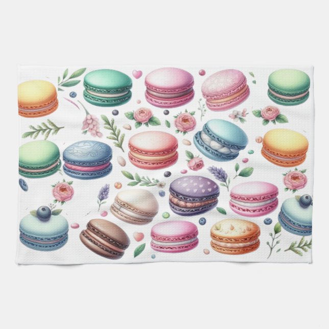 Paños de Cocina Sweet Macarons Geschirrtuch (Horizontal)