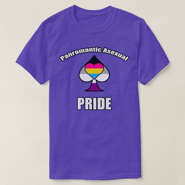 Panromantic Asexual Pride T-Shirt (Design vorne)