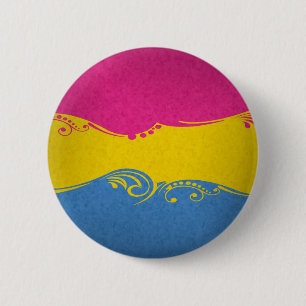 Pansexual dekorative Flagge Button