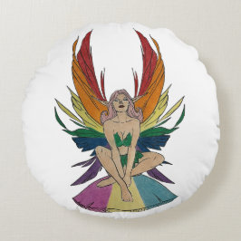 Pansexual-Fee Rundes Kissen