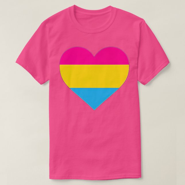 Pansexual Flag LGB Liebe Heftpocket Print  T-Shirt (Design vorne)